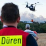 Germany news: Wildfire forces evacuations in western woods