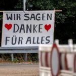 Germany: After days of wildfire, Gey residents return home