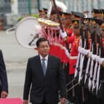 Myanmar ex-military chief on first Thailand trip as civilian leader