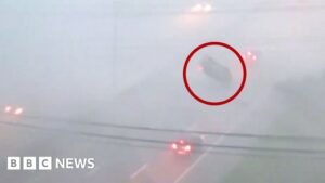 Severe storms overturn vehicle and trigger flooding in Ohio