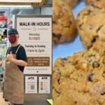 Banker-turned-hawker sells S$7 NYC Levain-style cookies at Golden Mile Food Centre
