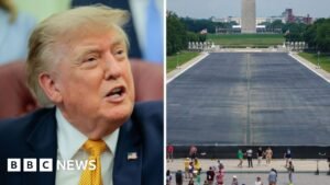 Watch: Trump attacks Jeanine Pirro over Reflecting Pool