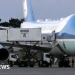 Trump hidden in catering truck in secret plane swap over Iran threat, reports say