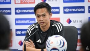 Gavin Lee preaches calm ahead of Singapore’s crunch ASEAN football championship game with Indonesia