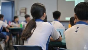Primary 5 and Secondary 3 students got 15 more minutes of sleep in 2025 than in 2023