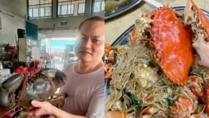 This Sin Huat Eating House hawker has strict rules for ordering his famous crab bee hoon
