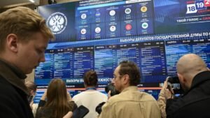 Putin’s party secures record score in Russia election