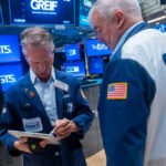Oil down, but stocks lower as bond yields rise