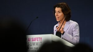 Gina Raimondo thinks AI ultimately will create jobs. It’s the initial mass layoffs wave that worries her
