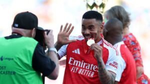 Barcelona sign Brazilian striker Jesus from Arsenal