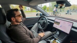 Tesla touts European supervised self-driving safety data ahead of EU vote