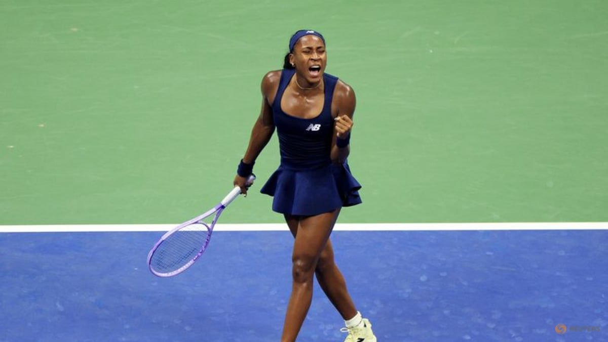 Home favourite Gauff storms past Sonmez at US Open