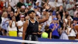 From boardroom chic to battling win, Osaka reaches US Open last 16