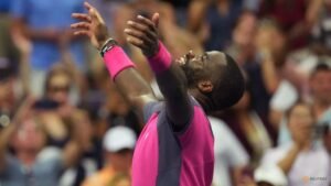 Tiafoe reaches US Open semis in thrilling fightback