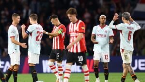 PSV held by Shakhtar, Fenerbahce draw with Roma on return to Champions League