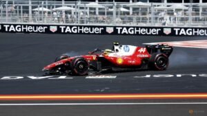 Hamilton crashes in final Spanish GP practice