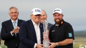 Lowry delights home fans and cheering Trump with Irish Open win