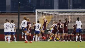Manchester City hammer Aston Villa to go top of WSL