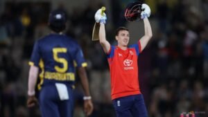 Brook hits lightning century as England crush Sri Lanka by 119 runs in opening T20