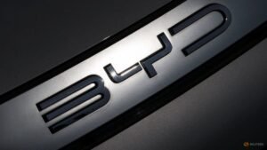 EV maker BYD recalls more than 180,000 cars in China over brake pedal risk
