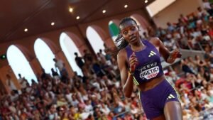 Kenya’s Ngetich breaks women-only half marathon world record by a second