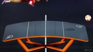 Games-Olympic dreams flicker as teqball awards first Asian Games medals