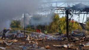 Russia pounds Kyiv with drone strikes after Zelenskyy-Trump talks