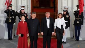 Trump’s state dinner for Xi features sea bass and a long list of tech titans