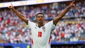 Record-breaking Bellingham voted England men’s player of the year