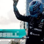 Russell storms to dominant Baku pole as championship leader Antonelli crashes