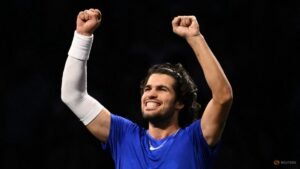 Alcaraz downs Fritz as Team World take 7-5 lead in Laver Cup