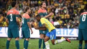 Resurgent Brazil beat Australia 4-2 as muscle issue sidelines Raphinha