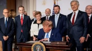 Trump, tech executives sign ‘morally binding’ AI document