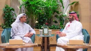 Saudi crown prince, UAE vice president meet in Riyadh: official media