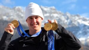 Alpine skiing-After Olympic sweep, Swiss Von Allmen shrugs off pressure ahead of new season