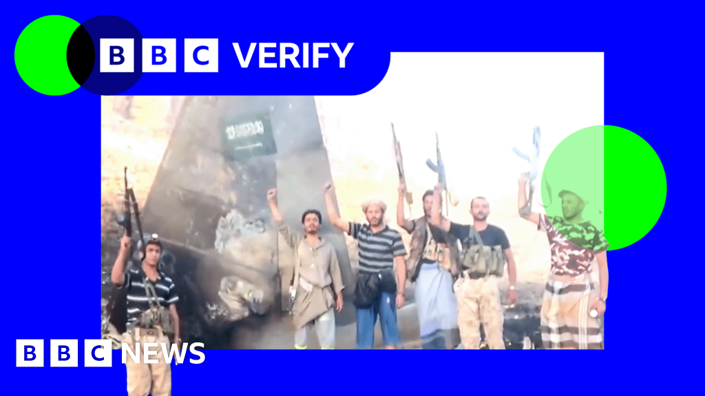 Yemen: Wreckage of downed Saudi fighter jet seen in verified video