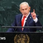 Netanyahu defends Israeli military actions in Middle East in UN speech