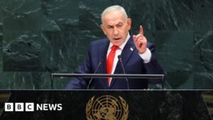 Netanyahu defends Israeli military actions in Middle East in UN speech