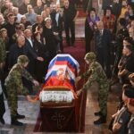 War criminal Mladic buried with military honors in Belgrade