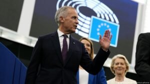 Canada’s Carney welcomes associate status idea in EU speech