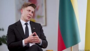 ‘Lithuanian skies are NATO skies’: DW interview with Lithuania’s premier Mindaugas Sinkevicius