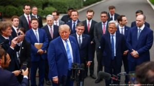 Trump says AI companies agree to ‘self-police’