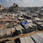 Gaza: NGO reports dire camp conditions, says Israel is moving ‘Yellow Line’