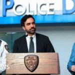 Times Square stabbing: Woman killed and suspect shot dead by police