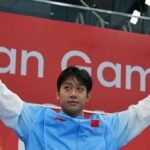 China’s Zhang wins record seventh Asian Games swimming gold