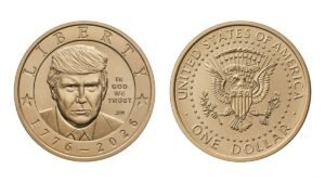 US Treasury issues US$1 coin with Trump’s face on it