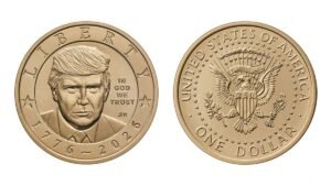 US Treasury issues $1 coin with Trump’s face on it