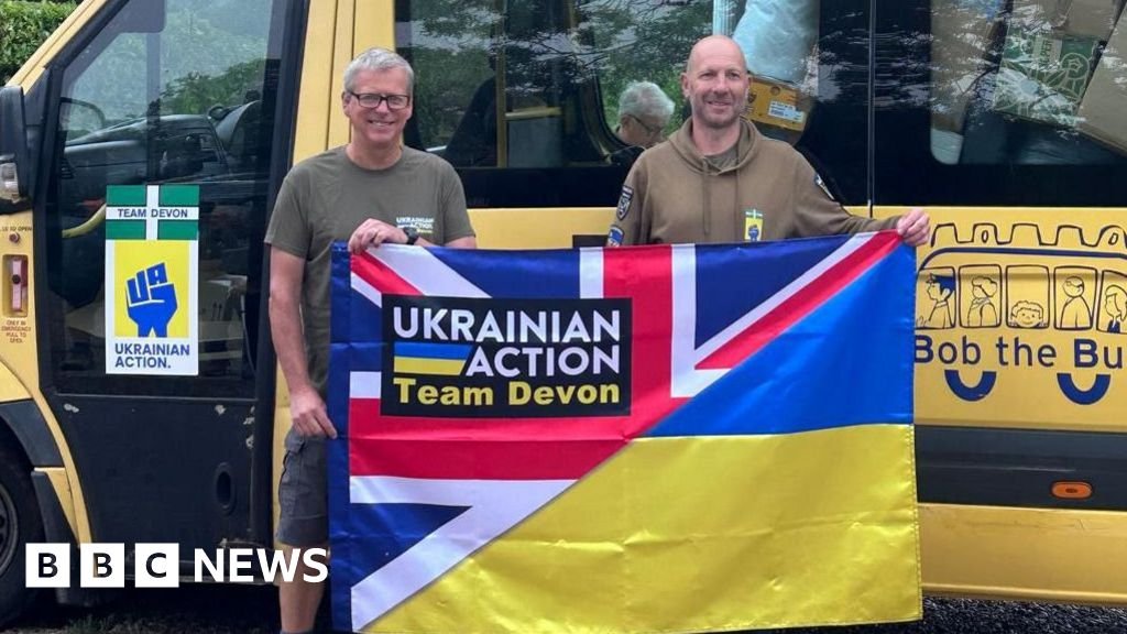 Charity bus begins journey from Devon to Ukraine
