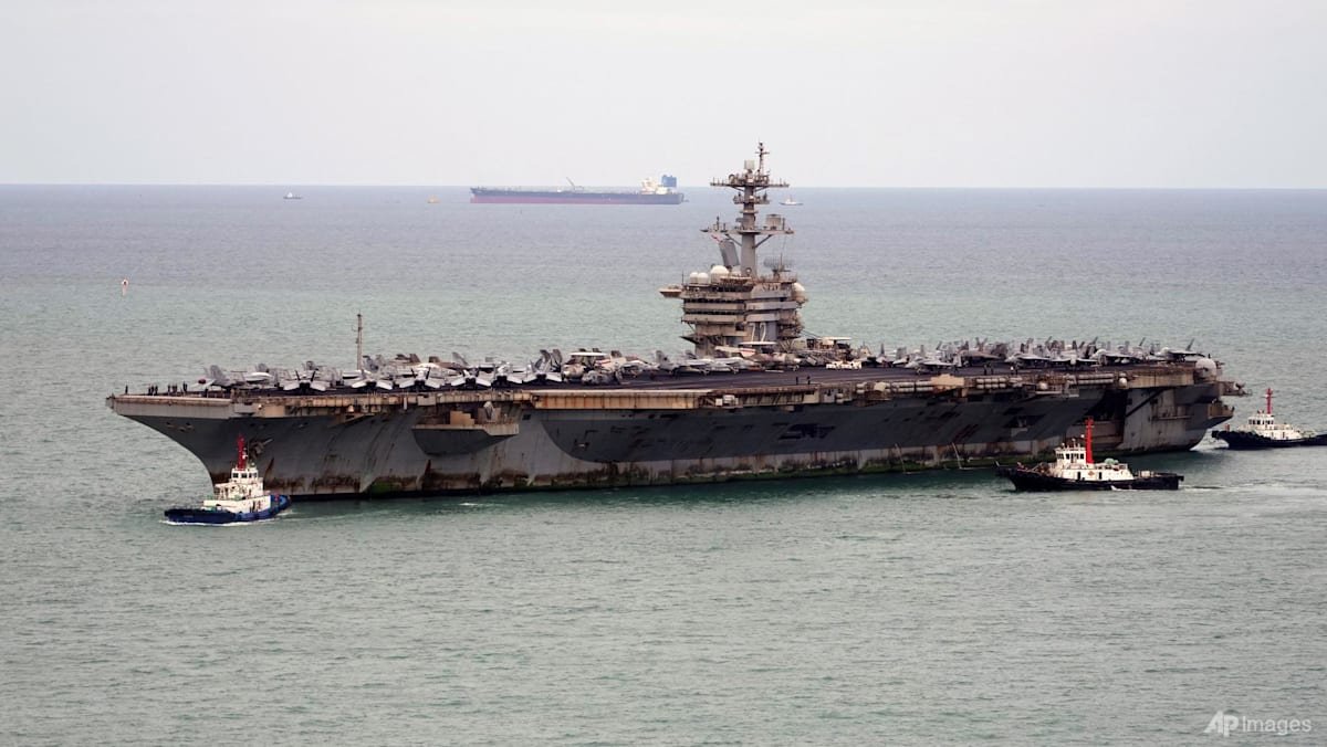 US aircraft carrier arrives in Thailand after months at sea
