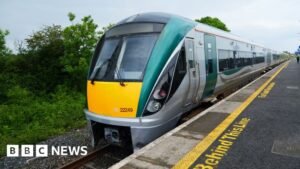 County Mayo: Boy, 12, dies after car hit by train
